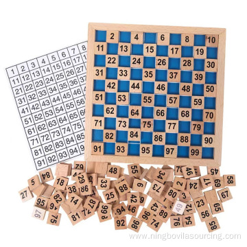 1-100 Number Sequencing Board